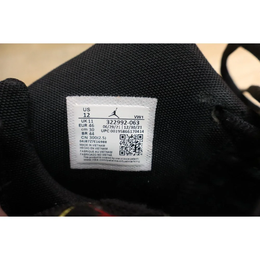 Air Jordan 6 Rings Shoes Black Red‎ White 